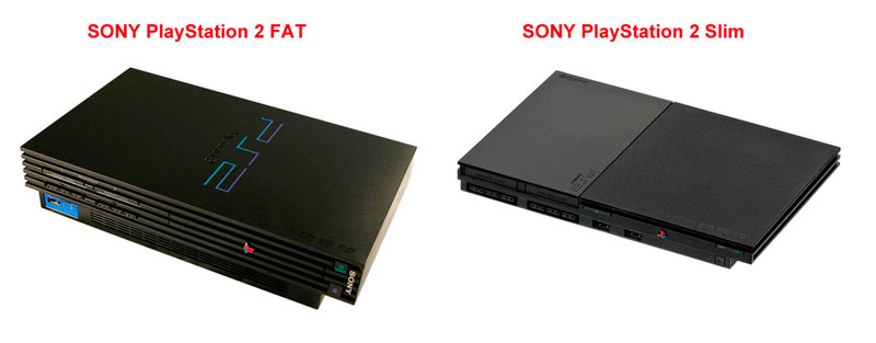 sony playstation 2 fatslim